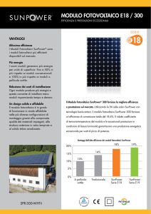 modulo fotovoltaico e18 / 300