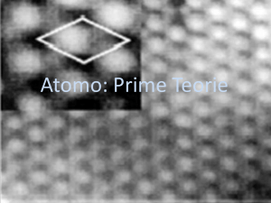 4. La teoria atomica e le proprietà della materia
