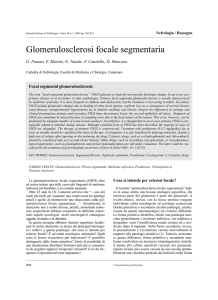 Glomerulosclerosi focale segmentaria