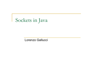 Java Sockets