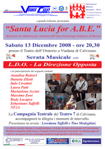 Concerto Santa Lucia - Associazione Bambino Emopatico