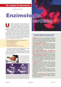 Enzimologia cardiaca Enzimologia cardiaca