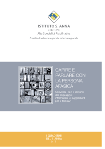 primo Quaderno - Istituto S.Anna Crotone