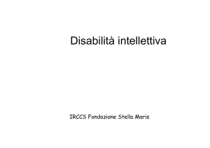 Prof. Calderoni - Disabilità intellettiva - Lezione del 3