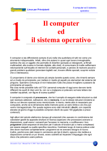 Il computer ed il sistema operativo