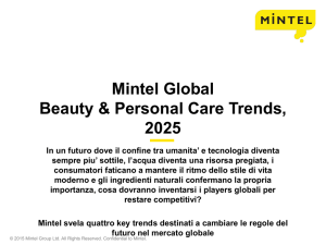 Mintel Beauty Trends to 2025