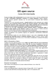 GIS open source - Geologi Puglia
