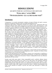 Risoluzione 2004 - Consiglio Cantonale dei Giovani