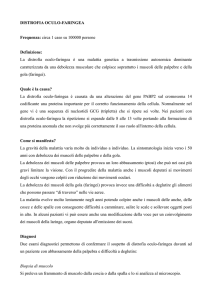 distrofia oculo-faringea - Fondazione Malattie Miotoniche