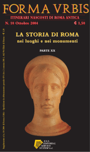 La Storia di Roma nei luoghi e nei monumenti XX