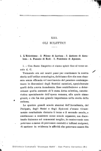 CAPITOLO XIII - Gli eclettici