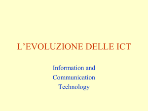 L`EVOLUZIONE DELLE ICT
