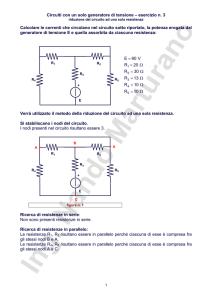 Circuiti con un solo generatore di tensione - Digilander