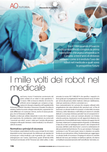 I mille volti dei robot nel medicale