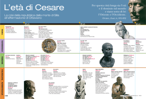 L`età di Cesare