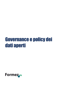 Governance e policy dei dati aperti