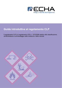 Glossario dei termini del Regolamento CLP [PDF