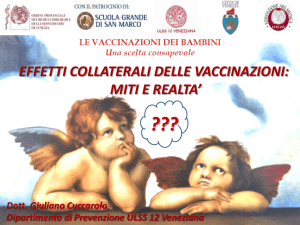 Effetti collaterali delle vaccinazioni miti e realtà_Cuccarolo