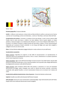 Nome: Belgio Posizione geografica: Europa occidentale