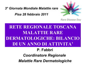 presentazione Fabbri - Registri patologie della Regione Toscana.