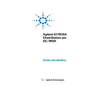 Agilent G1701DA ChemStation per GC/MSD