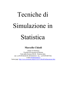 Tecniche di Simulazione in Statistica