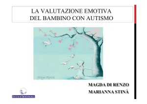 La valutazione emotiva del bambino con autismo M. Di Renzo M. Stinà