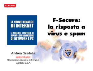 F-Secure: la risposta a virus e spam