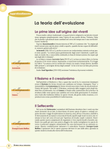 La teoria dell`evoluzione - Istituto Italiano Edizioni Atlas
