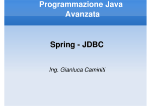 Programmazione Java Avanzata Spring