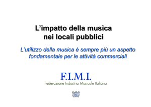 L`impatto della musica nei locali pubblici