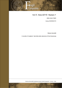 Vol. 5 - Anno 2013 - Numero 1 - Fogli Campostrini