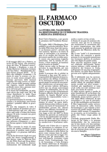 IL FARMACO OSCURO - Studio Legale Calandrino