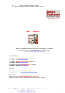 Piatti pronti - Ready meal Italian market report (PL-0106-030)