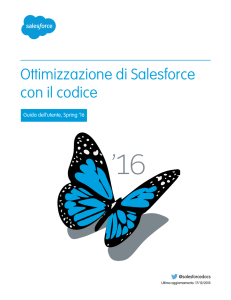 Ottimizzazione di Salesforce con il codice