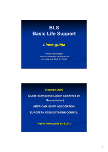 Linee Guida BLS Adulto