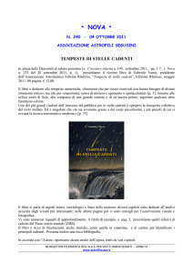 nova newsletter aas 240 04102011 - Associazione Astrofili Segusini