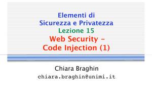 Web Security - Code Injection (1)