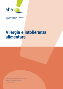 Allergia e intolleranza alimentare - Farmacia Internazionale Lugano