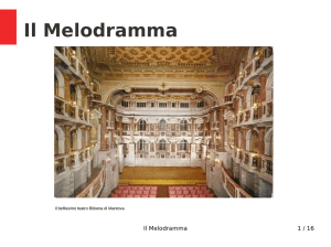 Il Melodramma - Fondazione Centro Studi Campostrini