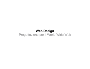Web Design Progettazione per il World Wide Web