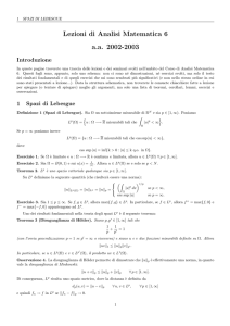 Analisi Matematica 6