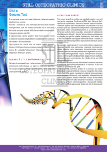 DNA o Genoma Test - Still Osteopathic Clinics
