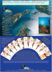 Pianta Turistica Tourist Map ISOLE TREMITI TREMITI ISLANDS