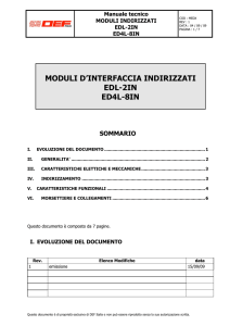 moduli d`interfaccia indirizzati edl-2in ed4l-8in