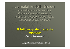 follow up P.Iacovoni - Dr. Salvatore Singarelli