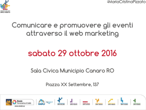 Introduzione al web marketing – Pizzato