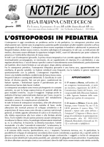 n. 17 - gennaio 2005 - Lega Italiana Osteoporosi