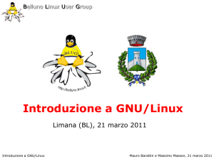 GNU/Linux - comune di limana