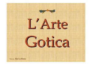 L`Arte Gotica - ic 3°castaldi rodari
